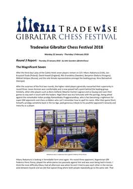 Tradewise Gibraltar Chess Festival 2018