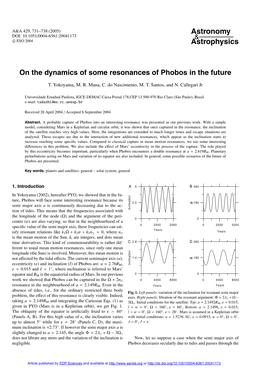 On the Dynamics of Some Resonances of Phobos in the Future