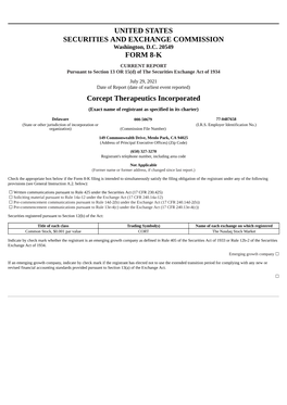 United States Securities and Exchange Commission Form