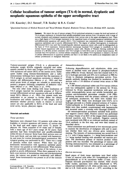 Neoplastic Squamous Epithelia of the Upper Aerodigestive Tract