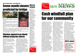 Cash Windfall Plan for Our Community