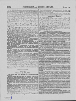 Congressional Record- Senate. April 14