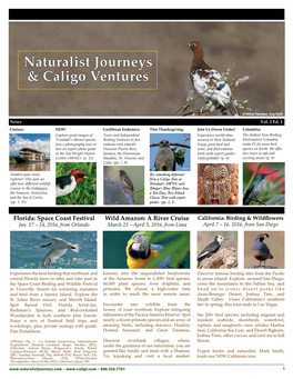 Naturalist Journeys & Caligo Ventures