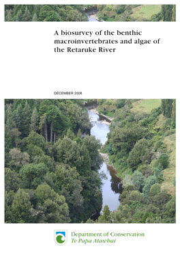 A Biosurvey of the Benthic Macroinvertebrates and Algae of the Retaruke River
