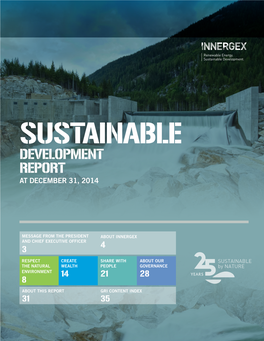 Sustainable Development Report 2014