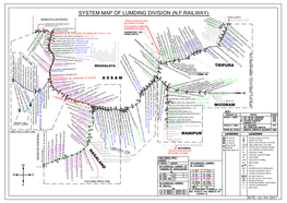 System Map of Lumding Division (N.F.Railway)