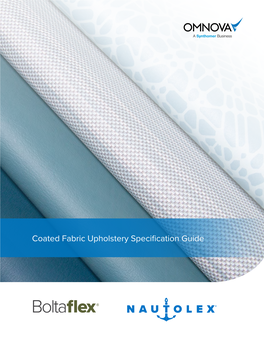 Coated Fabric Upholstery Specification Guide