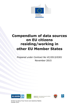 Compendium of Data Sources on EU Citizens Residing/Working in Other EU Member States