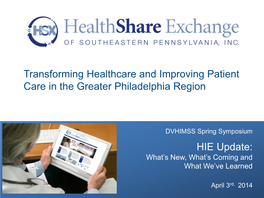 Transforming Healthcare and Improving Patient Care in the Greater Philadelphia Region