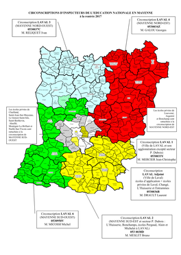 10B Circonscriptions D'inspecteurs De L'education Nationale