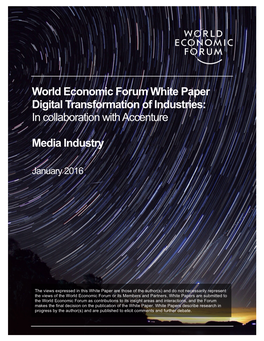 World Economic Forum White Paper Digital Transformation of Industries: in Collaboration with Accenture