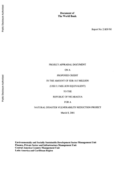 World Bank Document