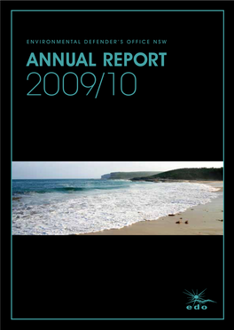 EDO Annual Report 09 10 V4.Indd