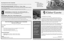 Glabar Gazette