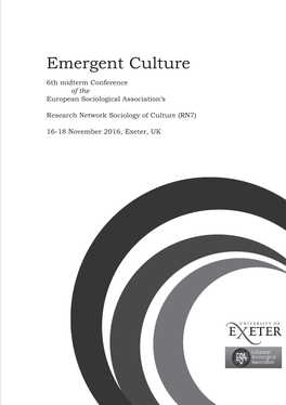 Emergent Culture Welcome