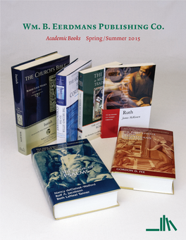 Wm. B. Eerdmans Publishing Co