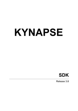 Kynapse User Guide