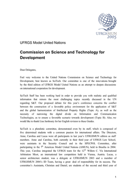 Commission on Science and Technology for Development