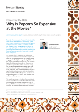 Why Is Popcorn So Expensive at the Movies?