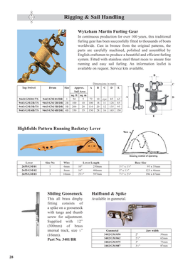 Rigging & Sail Handling