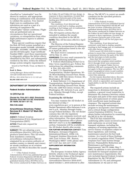 Federal Register/Vol. 76, No. 71/Wednesday, April 13, 2011