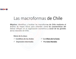 Las Macroformas De Chile