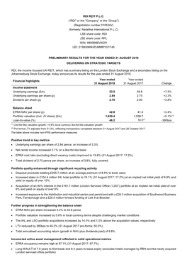 Rdi Reit P.L.C