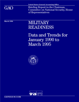 NSIAD-96-111BR Military Readiness B-271209