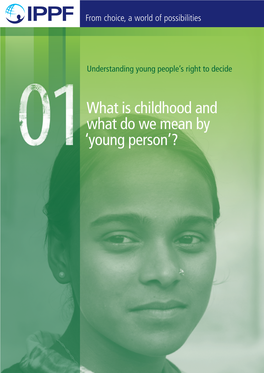 What Is Childhood and What Do We Mean by Young Person,Pdf