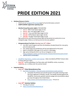 Pride Edition 2021