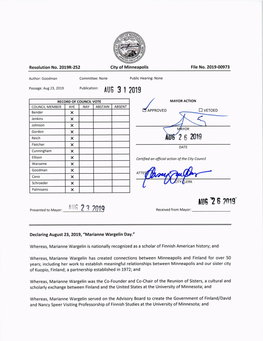 Resolution No. 2019R-252, File No