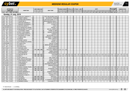 Weekend Regular Coupon 19/07/2019 12:12 1 / 7