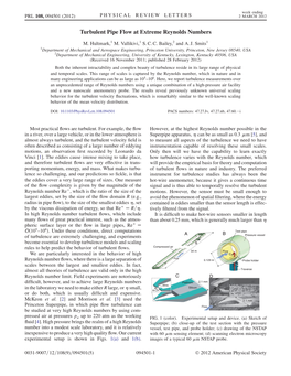 Turbulent Pipe Flow at Extreme Reynolds Numbers