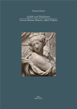Susanna Zanuso Judith and Holofernes -Giovan Battista Maestri