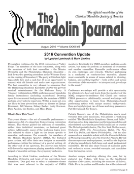 2016 Convention Update by Lyndon Laminack & Mark Linkins