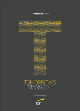 Tomorrow's Titans 2016 Introduction