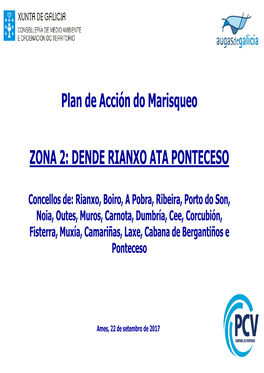 Plan De Acción Do Marisqueo ZONA 2: DENDE RIANXO ATA PONTECESO