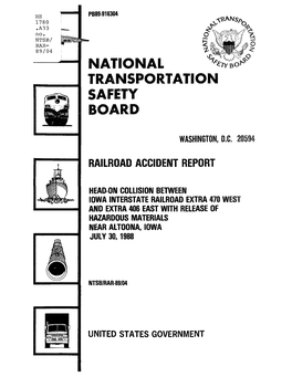 National Transportation Safety Board