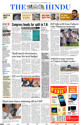 Congress Heads for Split in T.N