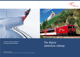 The Alpine Adventure Railway