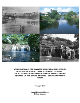 Nonindigenous Freshwater and Estuarine Species