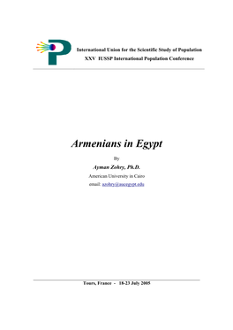 Armenians in Egypt