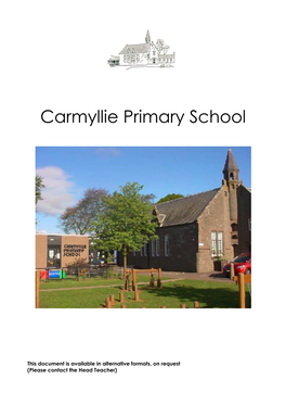 Carmyllie Primary School Handbook