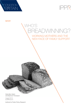 Breadwinning? Working Mothers and the New Face of Family Support