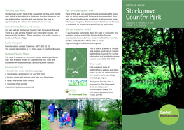 Circular Walk Stockgrove Leaflet