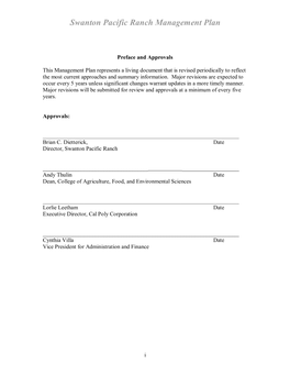 Swanton Pacific Ranch Management Plan