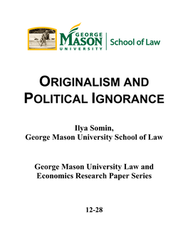 Ilya Somin, George Mason University School of Law