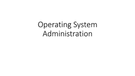 Operating System Administration Recycle Bin Location