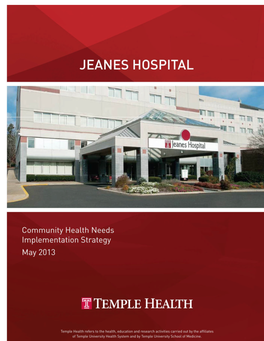 Temple University Health System Table of Contents