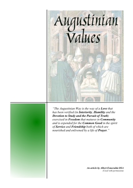 K:\WPDOCS\Augustinian Values Essay Booklet